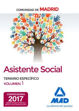 Asistentes Sociales de la Comunidad de Madrid Temario Especifico Volumen 1