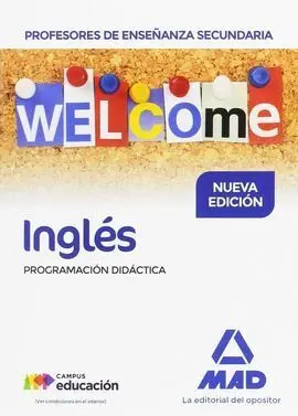 Cuerpo de Profesores de Enseñanza Secundaria Inglés. Programación Didáctica
