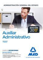 AUXILIAR ADMINISTRATIVO DE LA ADMINISTRACIÓN GENERAL DEL ESTADO. TEST