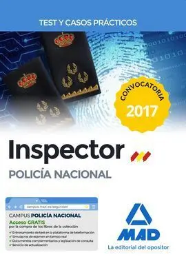 Inspector de Policía Nacional. Test y Casos Prácticos