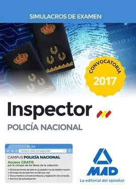 Inspector de Policía Nacional. Simulacros de Examen
