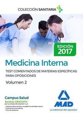 MEDICINA INTERNA VOL 2 TESTS COMENTADOS 2017