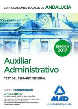 Auxiliar Administrativo 2017 Corporaciones Locales Andalucia