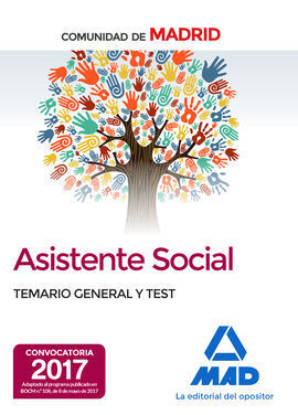 ASISTENTES SOCIALES DE LA COMUNIDAD DE MADRID TEMARIO GENERAL Y TEST