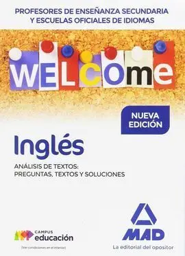 Profesores de Enseñanza Secundaria y Escuelas Oficiales de Idiomas Inglés Anális