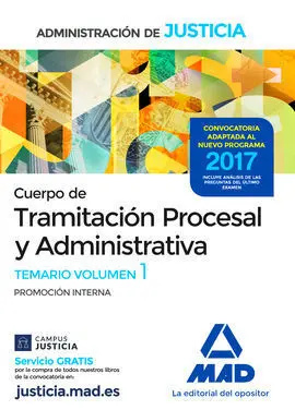 Temario Cuerpo de Tramitación Procesal y Administrativa (Promoción Interna) de L