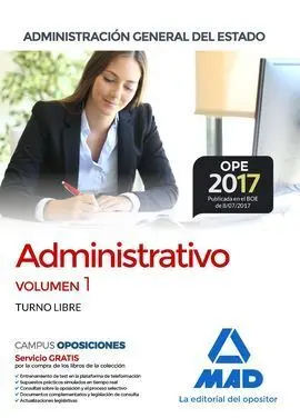 Administrativo de la Administración General del Estado (Turno Libre)