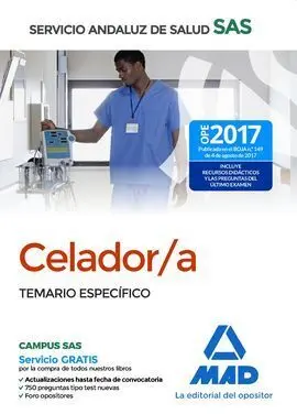 Celador: Temario Especifico Servicio Andaluz Salud
