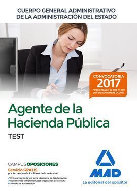 TEST AGENTES DE LA HACIENDA PÚBLICA CUERPO GENERAL ADMINISTRATIVO DE LA ADMINIST