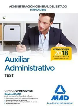 Auxiliar Administrativo de la Administración General del Estado (Turno Libre).