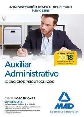 Auxiliar Administrativo de la Administración General del Estado (Turno Libre). E
