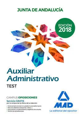 Auxiliar Administrativo de la Junta de Andalucía. Test
