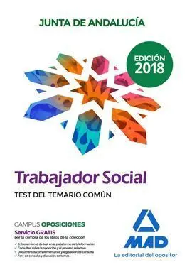 Test del Temario Comun Trabajador Social Junta de Andalucia