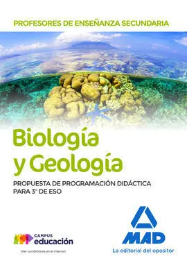 Profesores de Enseñanza Secundaria Biología y Geología. Propuesta de Programació