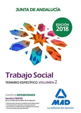 Trabajo Social de la Junta de Andalucía. Temario Específico Volumen 2