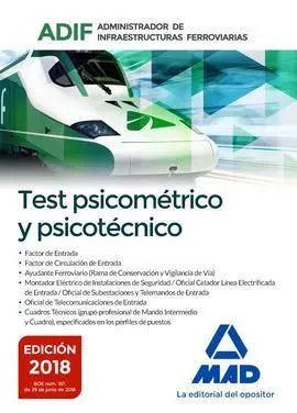 Adif Test Psicometrico Ferroviarias