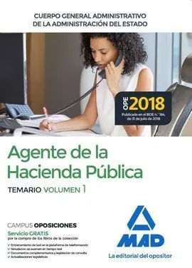 Agentes Hacienda Publica Vol 1 Administracion Estado