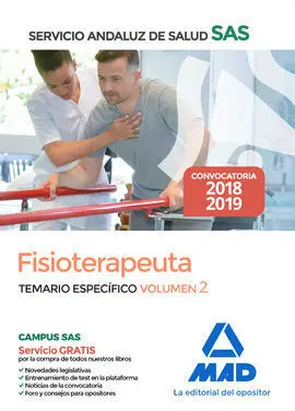 Fisioterapeuta del Servicio Andaluz de Salud. Temario Específico Volumen 2