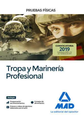 Pruebas Físicas para el Acceso a Tropa y Marinería Profesional