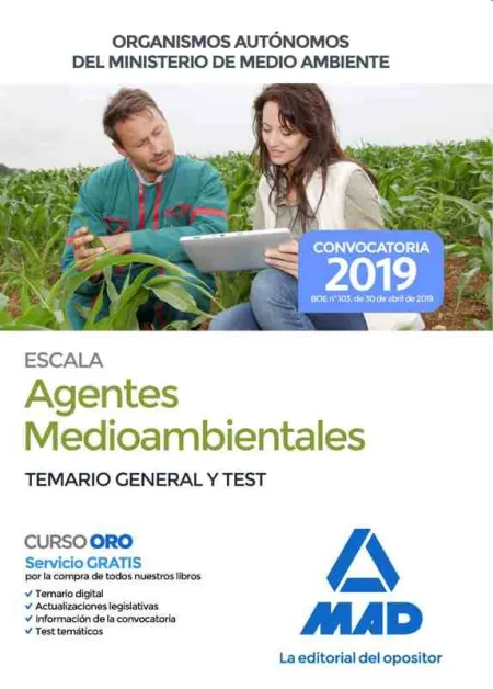 Escala de Agentes Medioambientales de Organismos Autónomos del Ministerio de Med