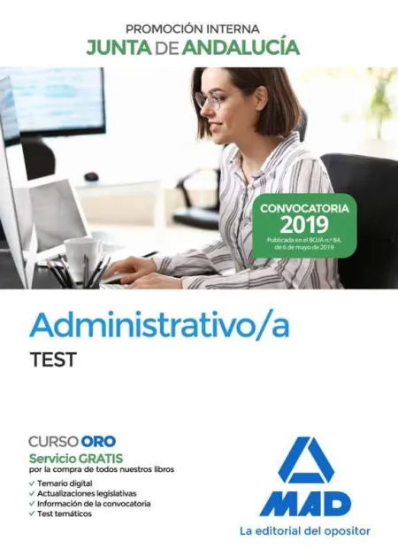 Administrativo de la Junta de Andalucia Promocion Interna. Test