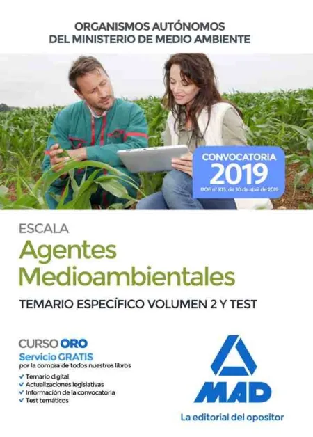Escala de Agentes Medioambientales de Organismos Autónomos del Ministerio de Med