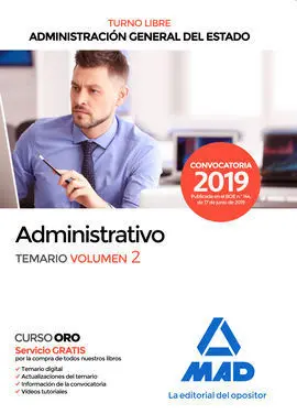 Cuerpo General Administrativo Temario Volumen 2