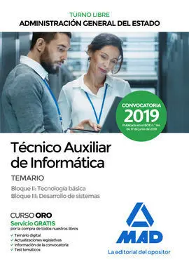 Técnico Auxiliar de Informática de la Administración General del Estado (Turno L