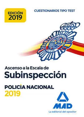 019 Ascenso a la Escala Subinspeccion Policia Nacional