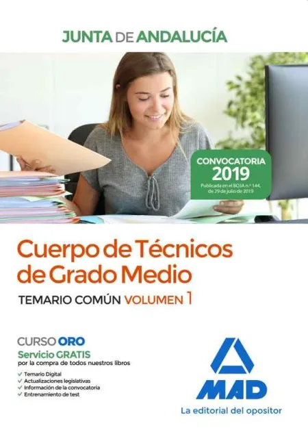 Cuerpo de Tecnicos de Grado Medio Junta Andalucia Temario Comun Volumen 1
