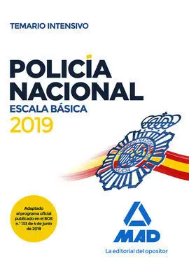 Policía Nacional Escala Básica. Temario Intensivo