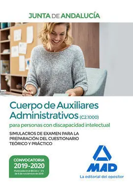Cuerpo de Auxiliares Administrativos Junta de Andalucia para Personas con Discap