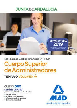 Cuerpo Superior de Administradores [Especialidad Gestión Financiera (A1 1200)] D