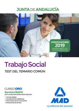 Trabajador Social Test Temario Comun Junta Andalucia