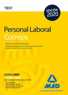 Personal Laboral de Correos y Telégrafos. Test