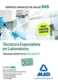 Técnico/A Especialista en Laboratorio del Servicio Andaluz de Salud. Temario Esp