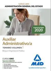 Auxiliar Administrativo de la Administracion General del Estado Turno Libre (Cue