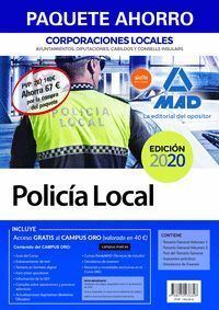 PAQUETE AHORRO POLICIA LOCAL DE CORPORACIONES LOCALES. AHORRO DE 67 Ç (INCLUYE T