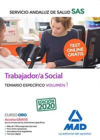 TRABAJADOR/A SOCIAL DEL SERVICIO ANDALUZ DE SALUD. TEMARIO ESPECÍFICO VOLUMEN 1