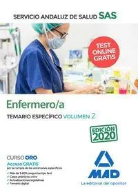 Enfermero/A del Servicio Andaluz de Salud. Temario Específica Volumen 2