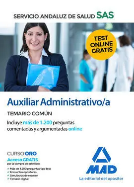 Auxiliar Administrativo/A del Servicio Andaluz de Salud. Temario Común