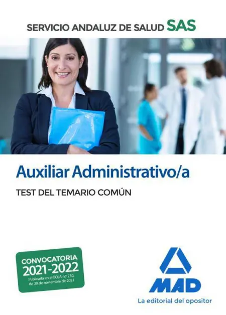 Auxiliar Administrativo del Servicio Andaluz de Salud. Test del Temario Común