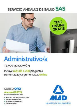 Administrativo/A del Servicio Andaluz de Salud. Temario Común