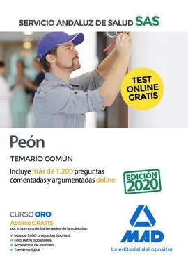 Peón del Servicio Andaluz de Salud. Temario Común