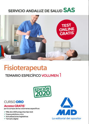 FISIOTERAPEUTA DEL SERVICIO ANDALUZ DE SALUD. TEMARIO ESPECÍFICO VOLUMEN 1