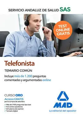Telefonista del Servicio Andaluz de Salud. Temario Común