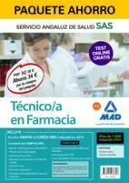 Paquete Ahorro y Test Online Gratis Técnico/A en Farmacia del Servicio Andaluz D