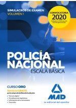 POLICÍA NACIONAL ESCALA BÁSICA. SIMULACROS DE EXAMEN 1