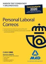 Correos. Nuevos Test Comentados y Razonados