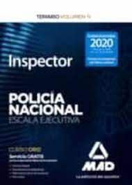 INSPECTOR DE POLICÍA NACIONAL. TEMARIO VOLUMEN 4
